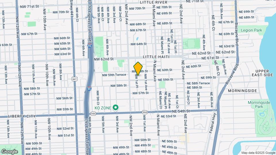 155 NW 59th St Map and Location Details