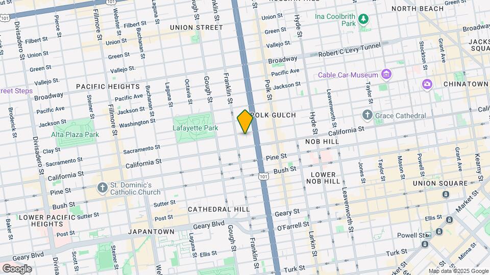 1855 Sacramento St Mapa y Detalles de la Ubicación