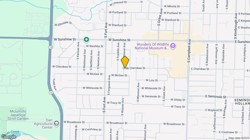 1038 W Cherokee St Mapa y Detalles de la Ubicación