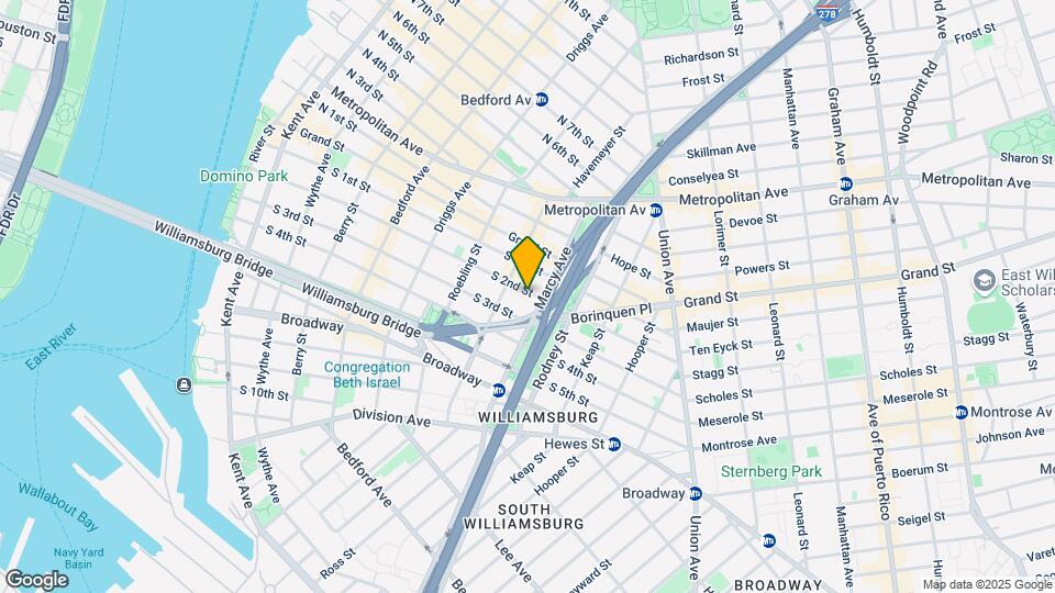 278-282 S 2nd St Mapa y Detalles de la Ubicación