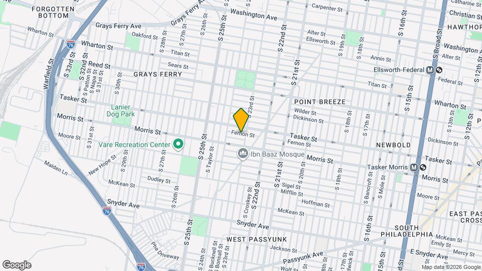 2310 Fernon St Mapa y Detalles de la Ubicación