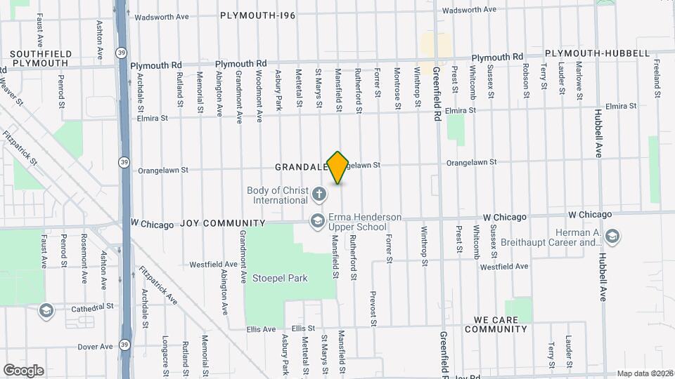 9589 Mansfield St Map and Location Details