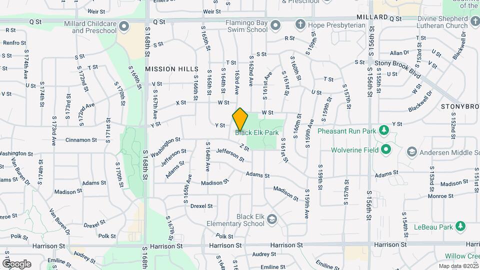 6016 S 163rd Cir Map and Location Details