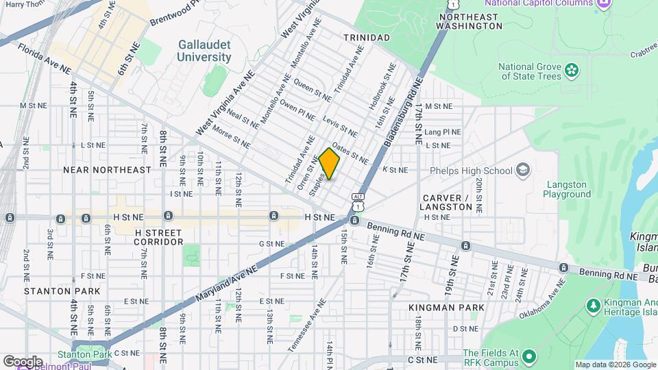 1204 Holbrook St Ne Mapa y Detalles de la Ubicación