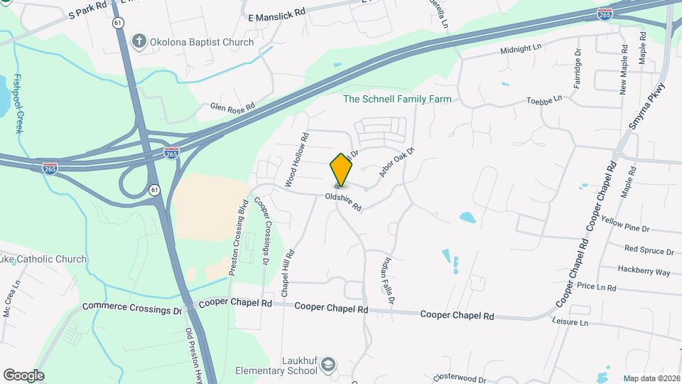 9707 River Trail Dr Map and Location Details