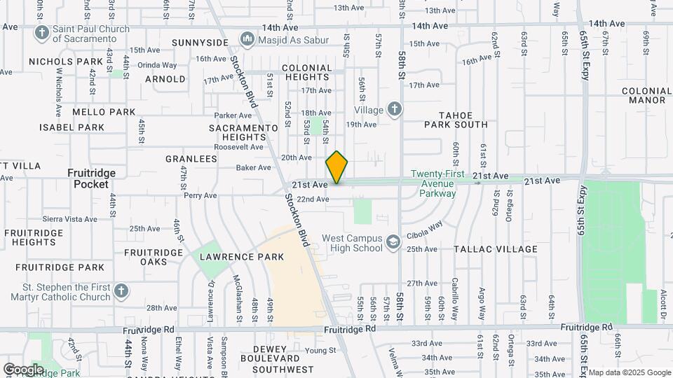 5312 21st Ave Map and Location Details