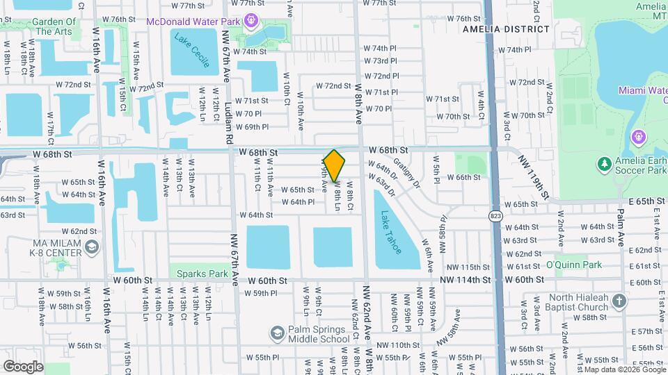 6520 W 8th Ln Map and Location Details