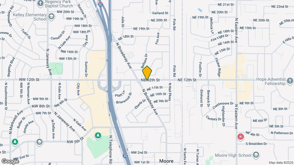 114 NE 12th St Map and Location Details