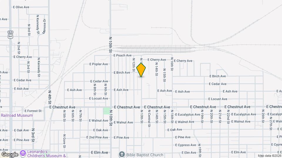 1226 N 13th St Map and Location Details