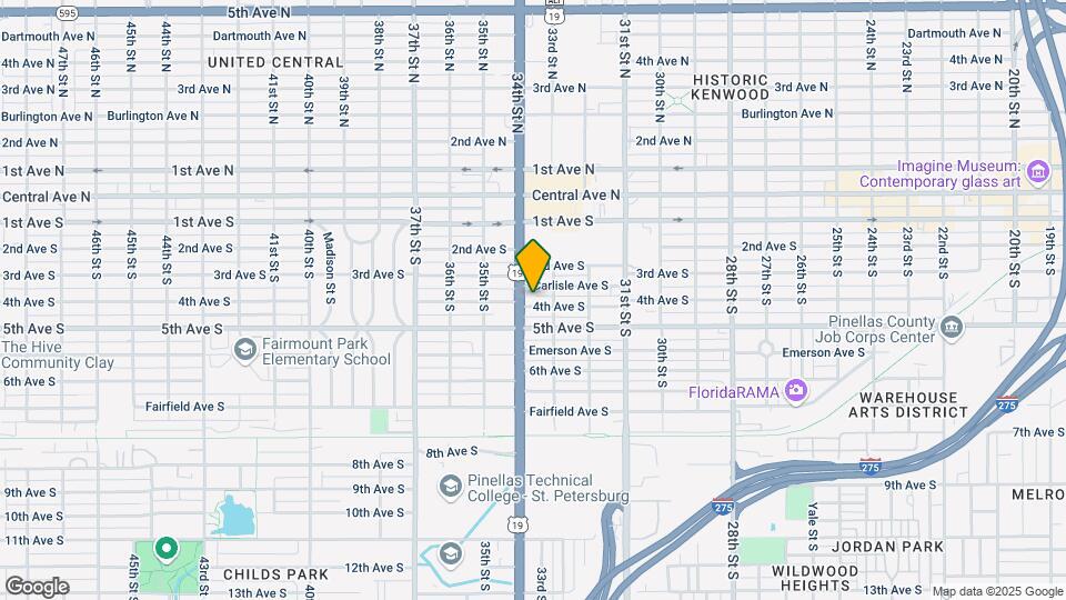 3345 4th Ave S Map and Location Details