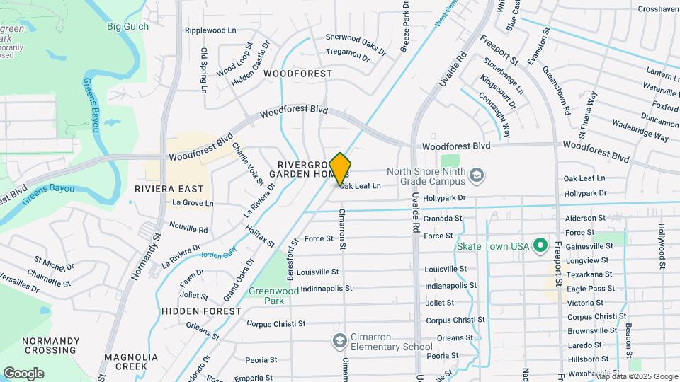 13306 Oak Leaf Ln Map and Location Details