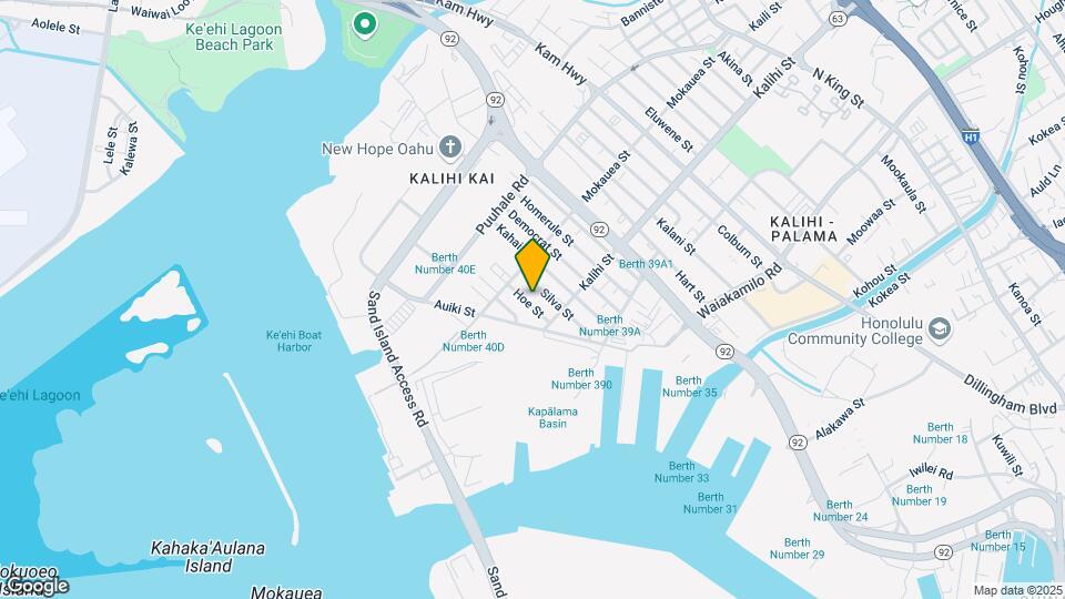 1734 Hoe St Mapa y Detalles de la Ubicación