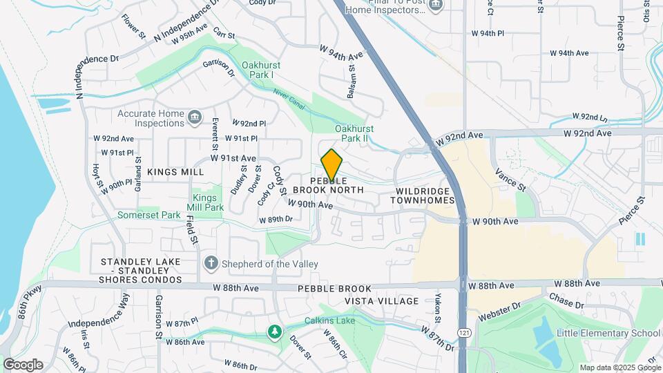 8261 W 90th Pl Map and Location Details