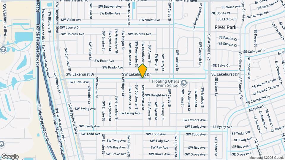 421 SW Duval Ave Map and Location Details