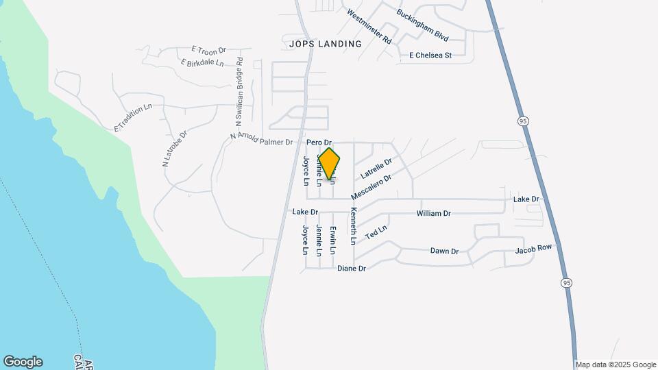 3157 Erwin Ln Map and Location Details