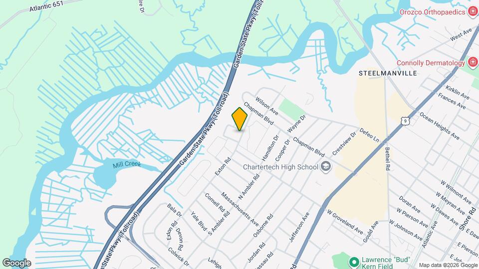 186 Exton Rd Map and Location Details