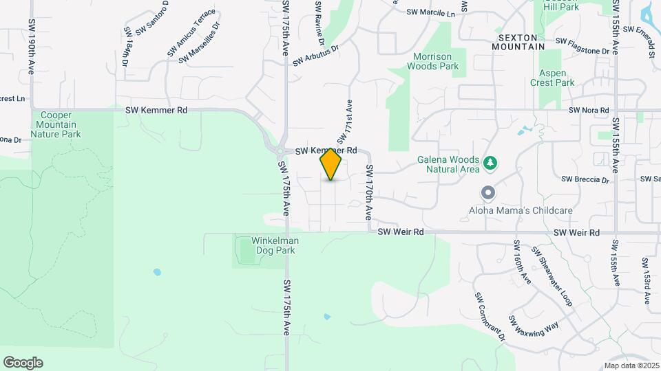 9729 SW 172nd Ave Map and Location Details