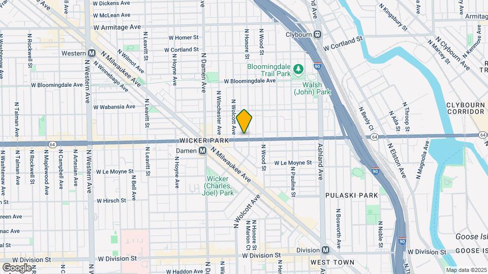 1838 W North Ave Mapa y Detalles de la Ubicación