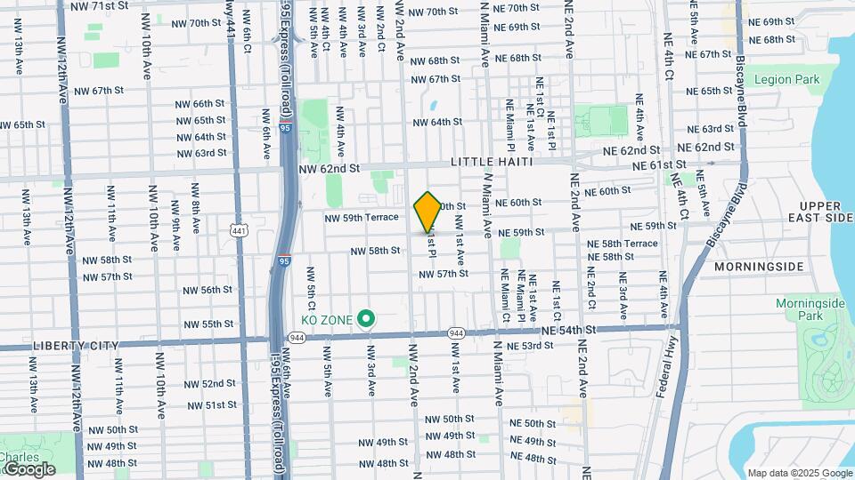 180 NW 59th St Map and Location Details