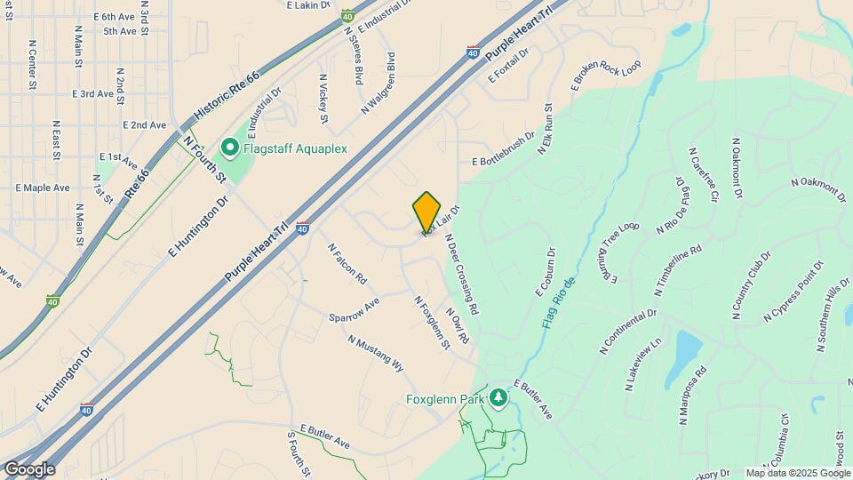 3627 Fox Lair Dr Map and Location Details