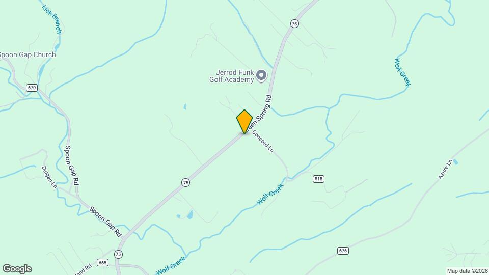 21335 Green Spring Rd Map and Location Details