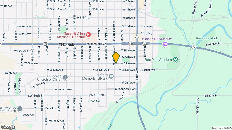 317 W Olive Ave Mapa y Detalles de la Ubicación