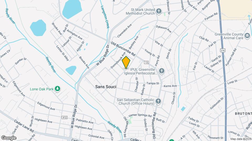 107 S Franklin Rd Map and Location Details