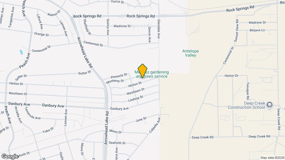 19190 Hinton St Map and Location Details