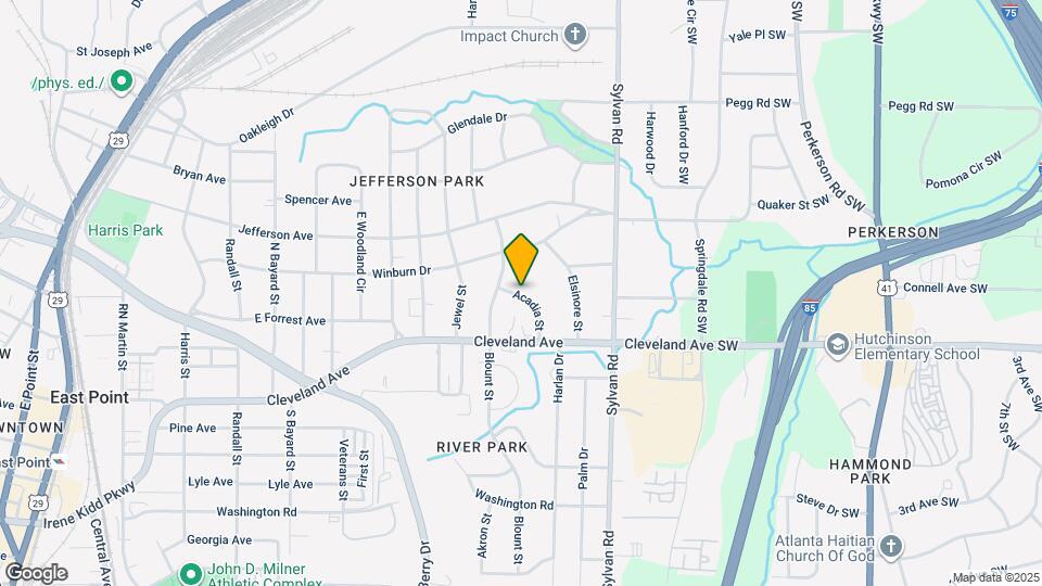 2636 Acadia St Map and Location Details