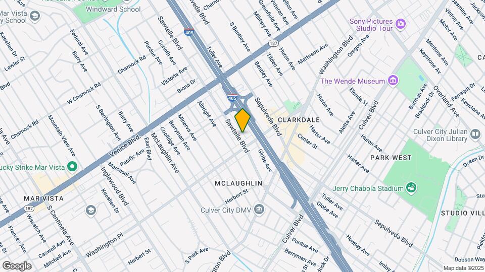 3970 Sawtelle Blvd Map and Location Details