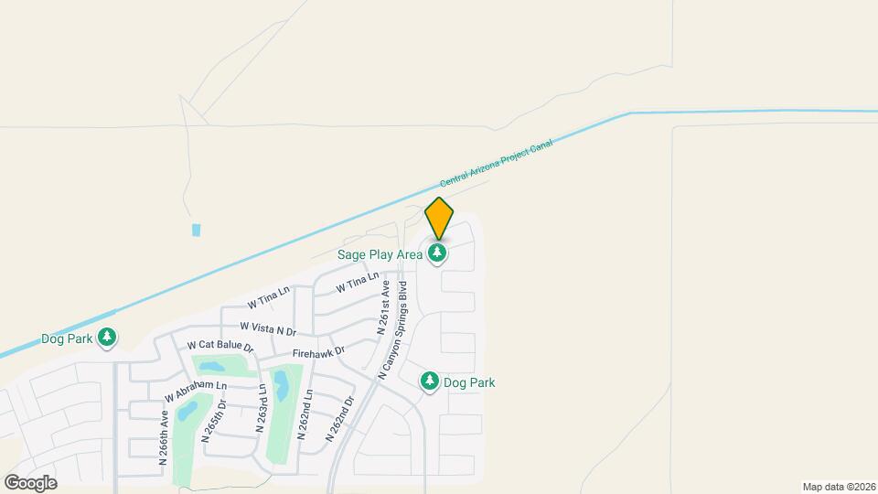 25976 W Louise Dr Map and Location Details