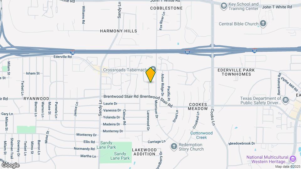 1525 Hedgewood Trail Mapa y Detalles de la Ubicación