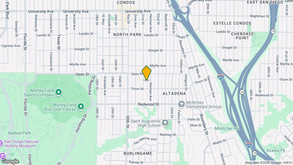 3335 31st St Mapa y Detalles de la Ubicación