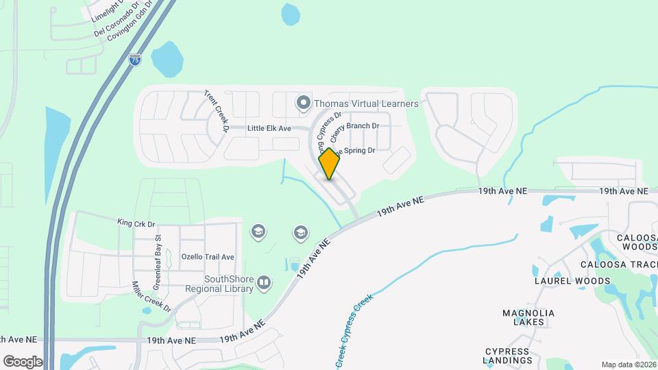15518 Telford Spring Dr Mapa y Detalles de la Ubicación