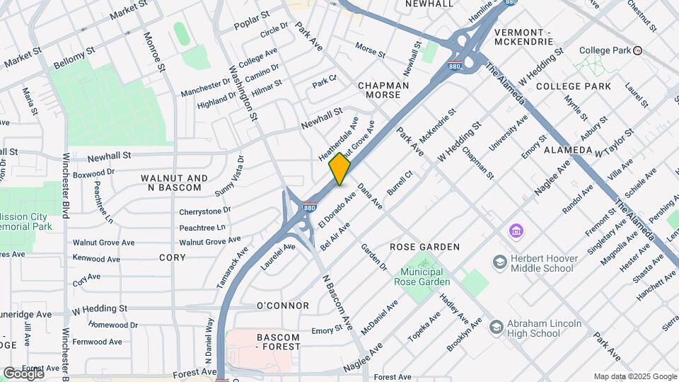1690 Davis St Mapa y Detalles de la Ubicación