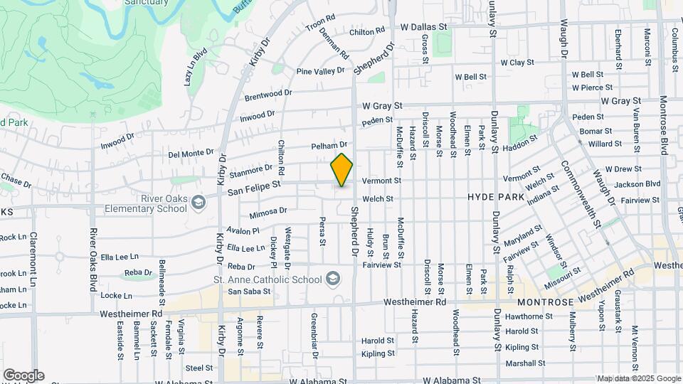 2100 Welch St Map and Location Details