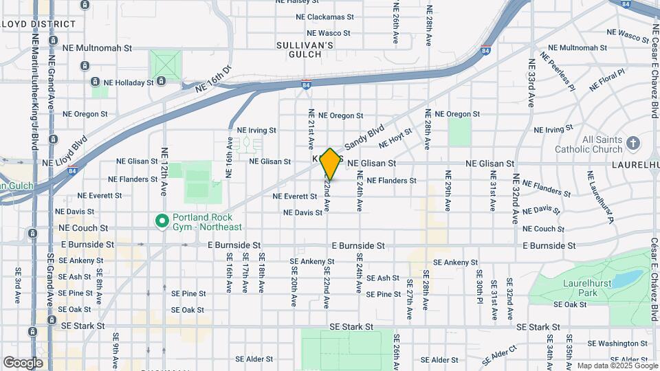 332 NE 22nd Ave Map and Location Details