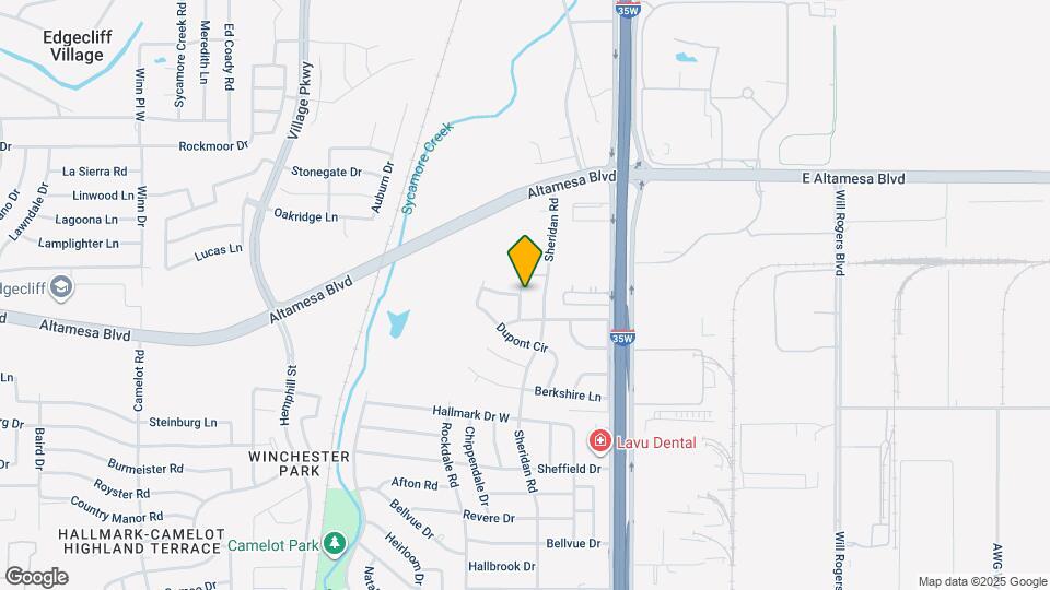 6611 Rockdale Rd Map and Location Details