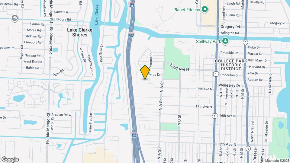 1826 Lake Cove Dr Mapa y Detalles de la Ubicación