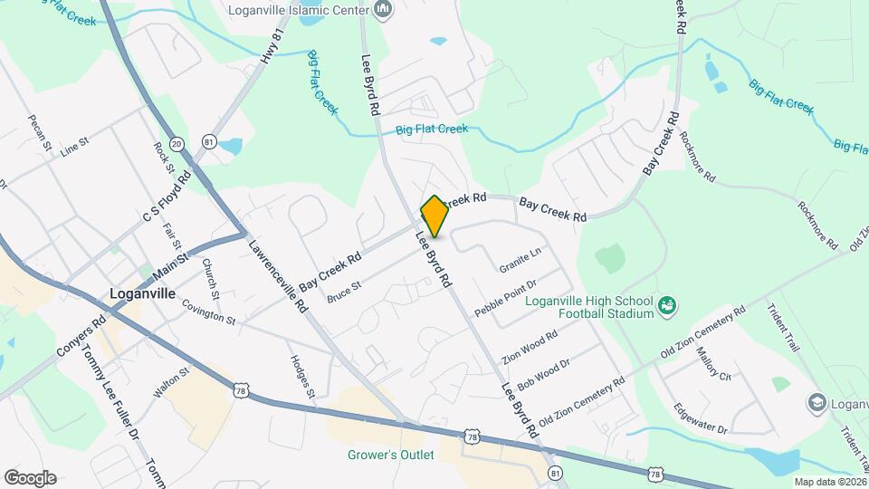 555 Lee Byrd Rd Mapa y Detalles de la Ubicación