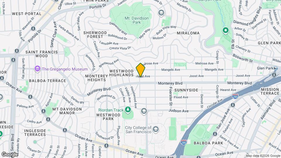 230 Ridgewood Ave Map and Location Details