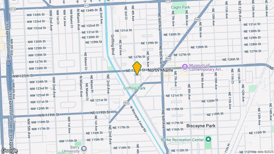 12405 NE 4th Ave Map and Location Details