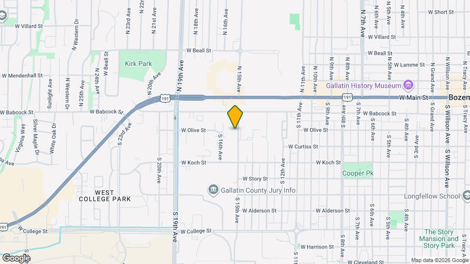 201 S 15th Ave Map and Location Details