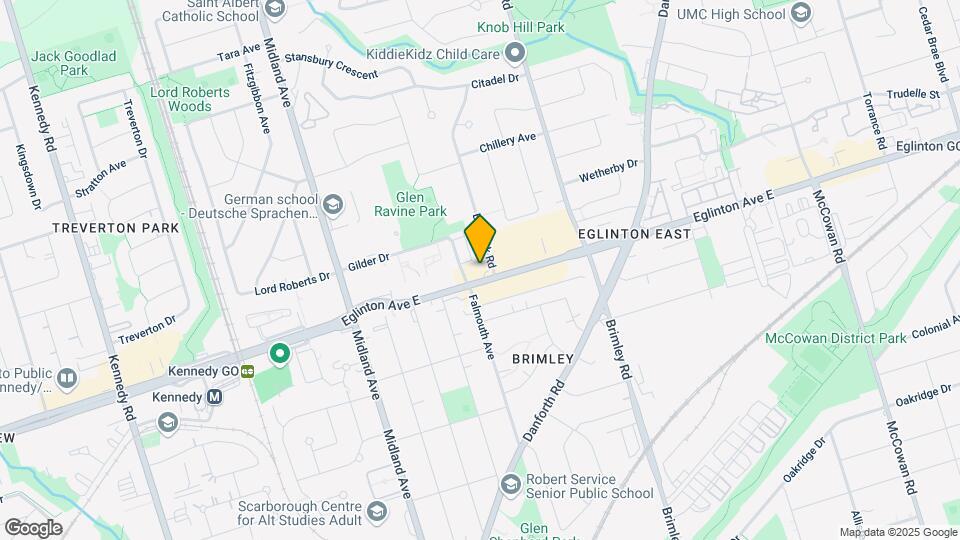 2610-2618 EGLINTON Ave Map and Location Details