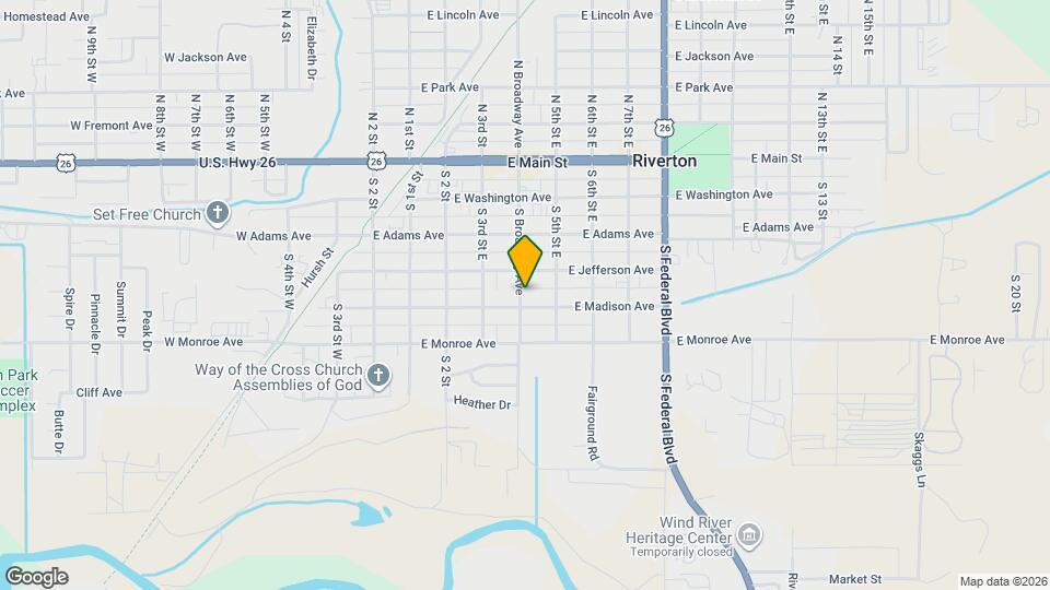 409 S Broadway Ave Map and Location Details