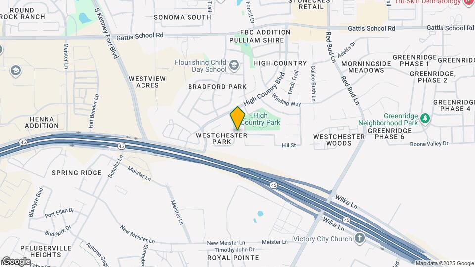 2819 Southampton Way Mapa y Detalles de la Ubicación