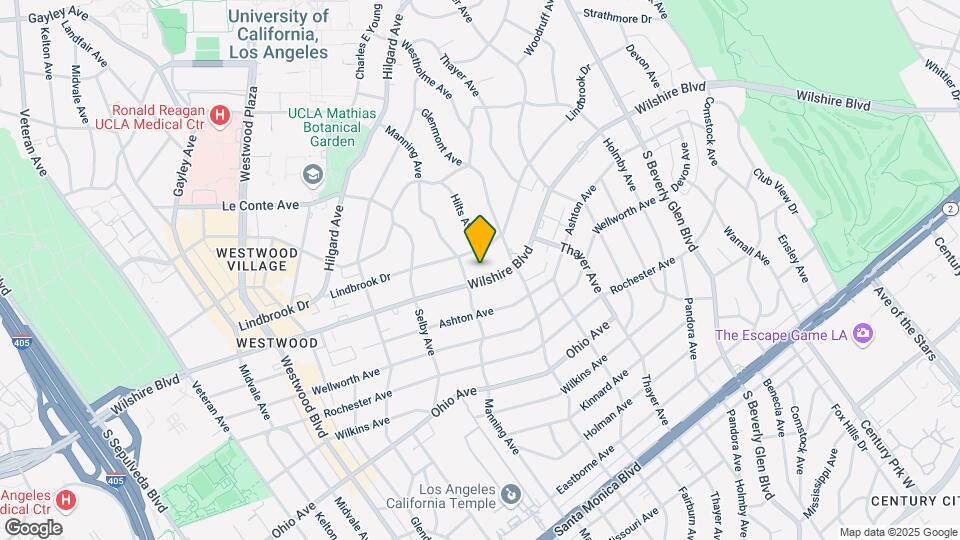 10645 Wilshire Blvd Mapa y Detalles de la Ubicación