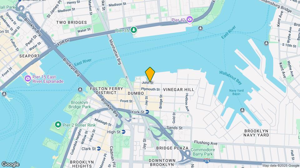 Dumbo Mapa y Detalles de la Ubicación