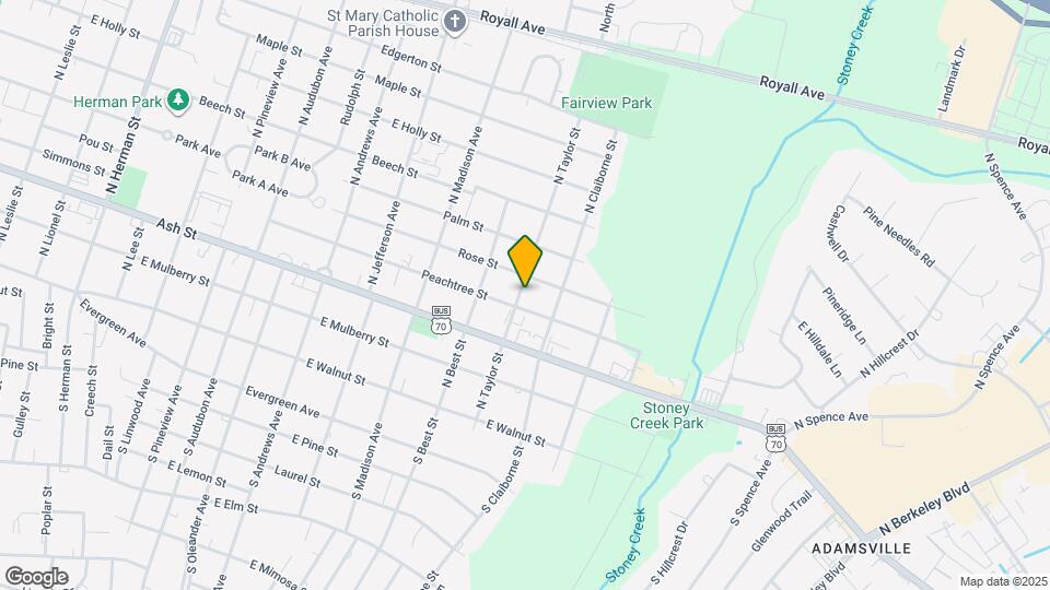 400 N Taylor St Map and Location Details