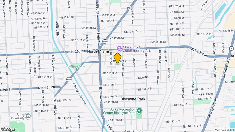 790 NE 122nd St Map and Location Details